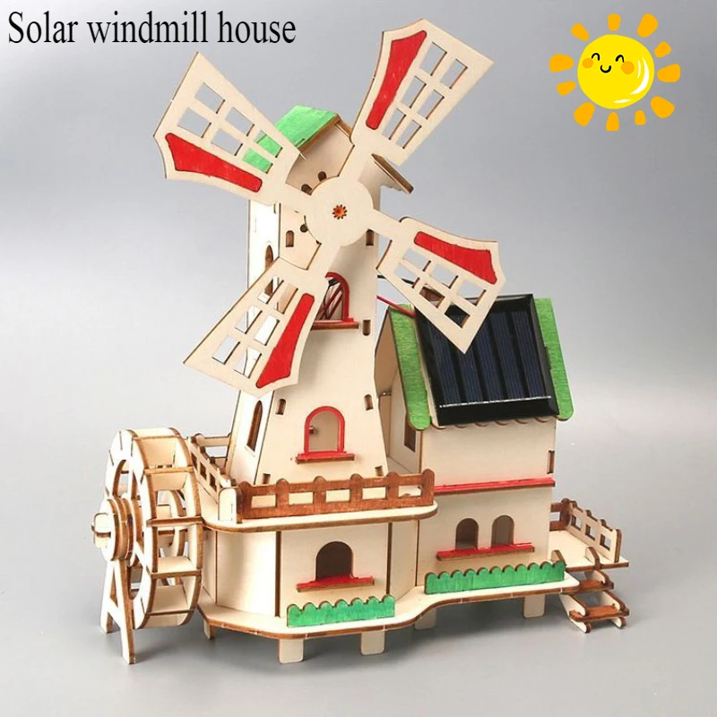DIY-Spielzeug für Wissenschafts- und Bildungsexperimente für Kinder, handmontierte Modelle, 3D-Holzpuzzles, Wissenschafts- und Bildungsspielzeug – Detail 4