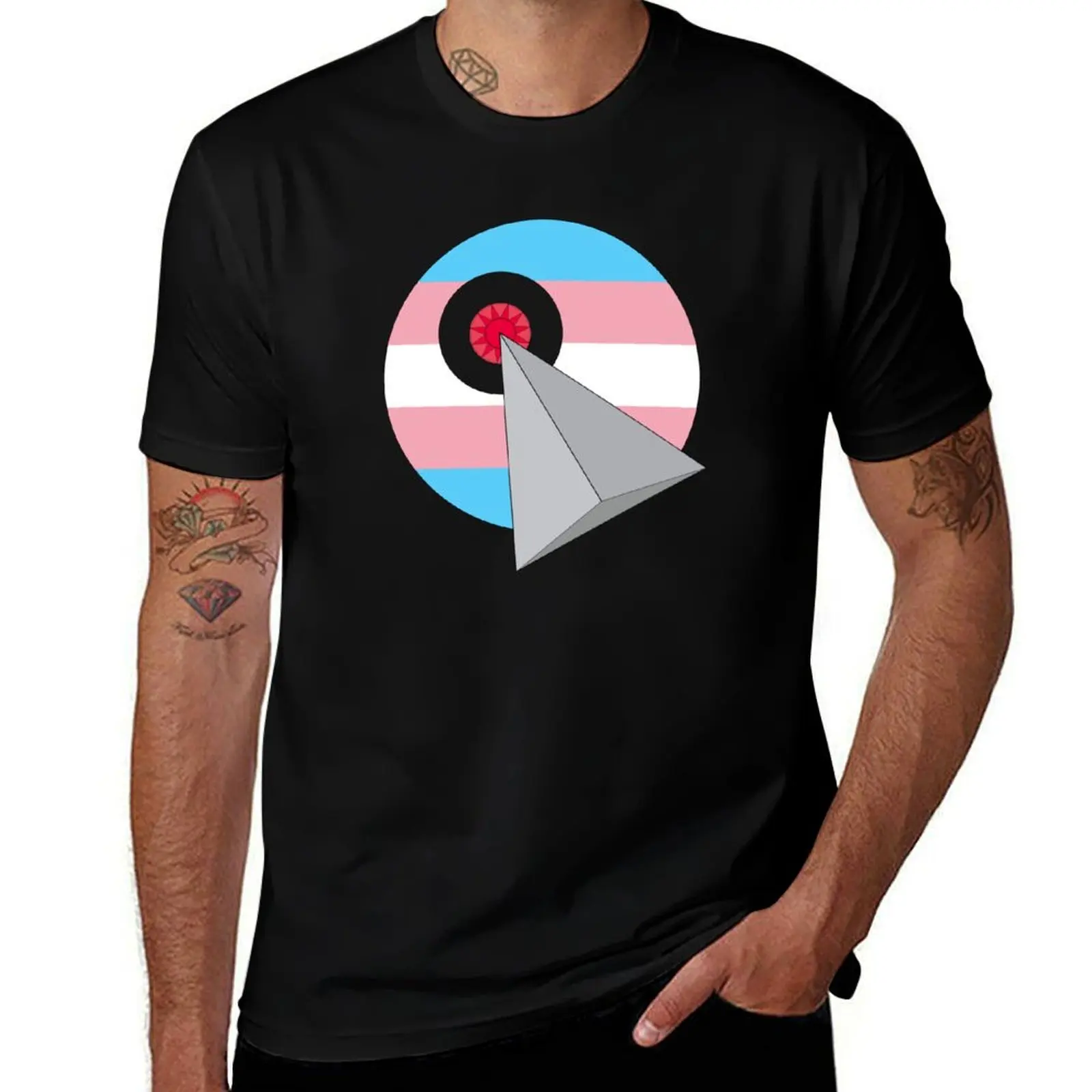 

Star Trek: The Original Series Vulcan Infinite Diversity IDIC Trans Pride Flag T-Shirt oversized men clothes