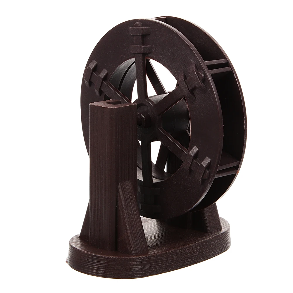 

Artificial Water Wheel Bonsai ABS Decor Home Indoor Fountain Table Top Miniature Traditional Layout Statue Fish Tank