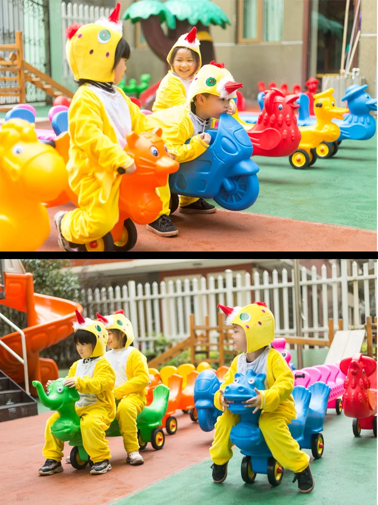 Kindergarten Multi-player Car Outdoor Sports Equipment Games Dragon Boat Children's Outdoor Competition Toys