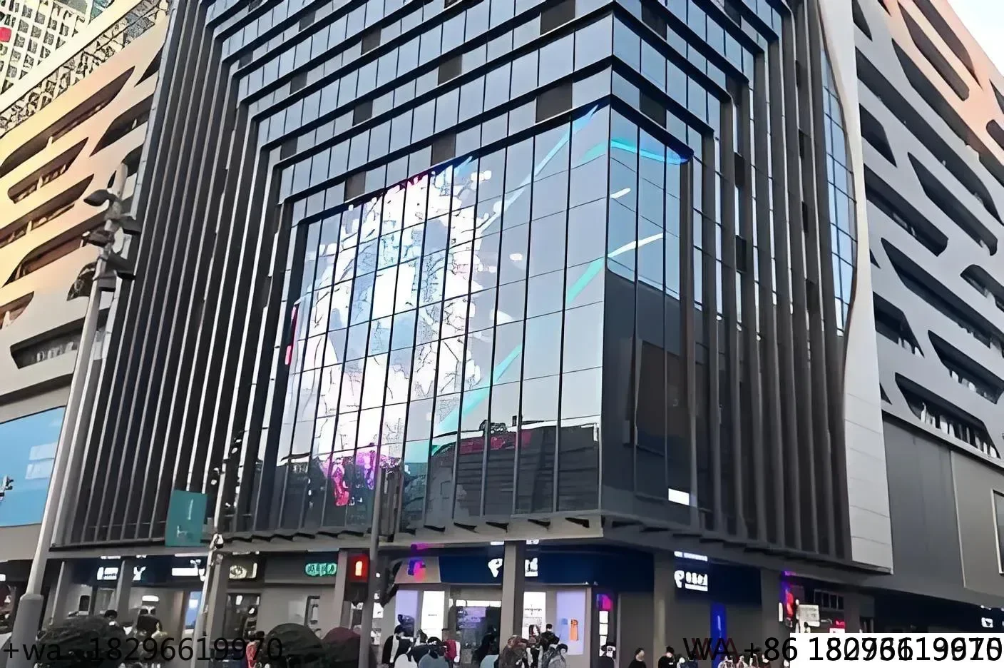 Transparent LED Screen P3.91-4.81/P6.25/P7.81-15.6 500x1000mm Panel for Indoor & Outdoor Rear Projection