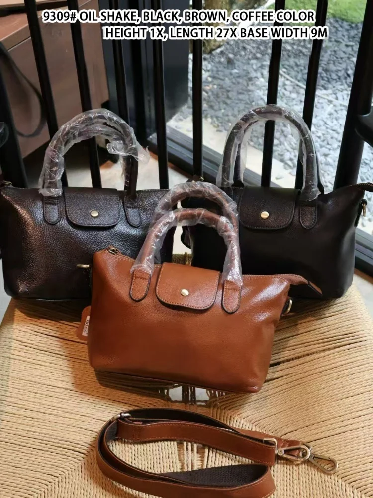 

Large Capacity Ladies Handbags Fashion Everyday High Quality Female Shoulder Crossbody Cowhide Genuine Leather Tote Bags