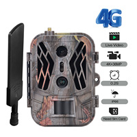 4G Tracking Camera 4K  APP Control Cloud Service 8000Mah Lithium-Battery Hunting Camera  Cam Dual Lens Detection Wildlife came