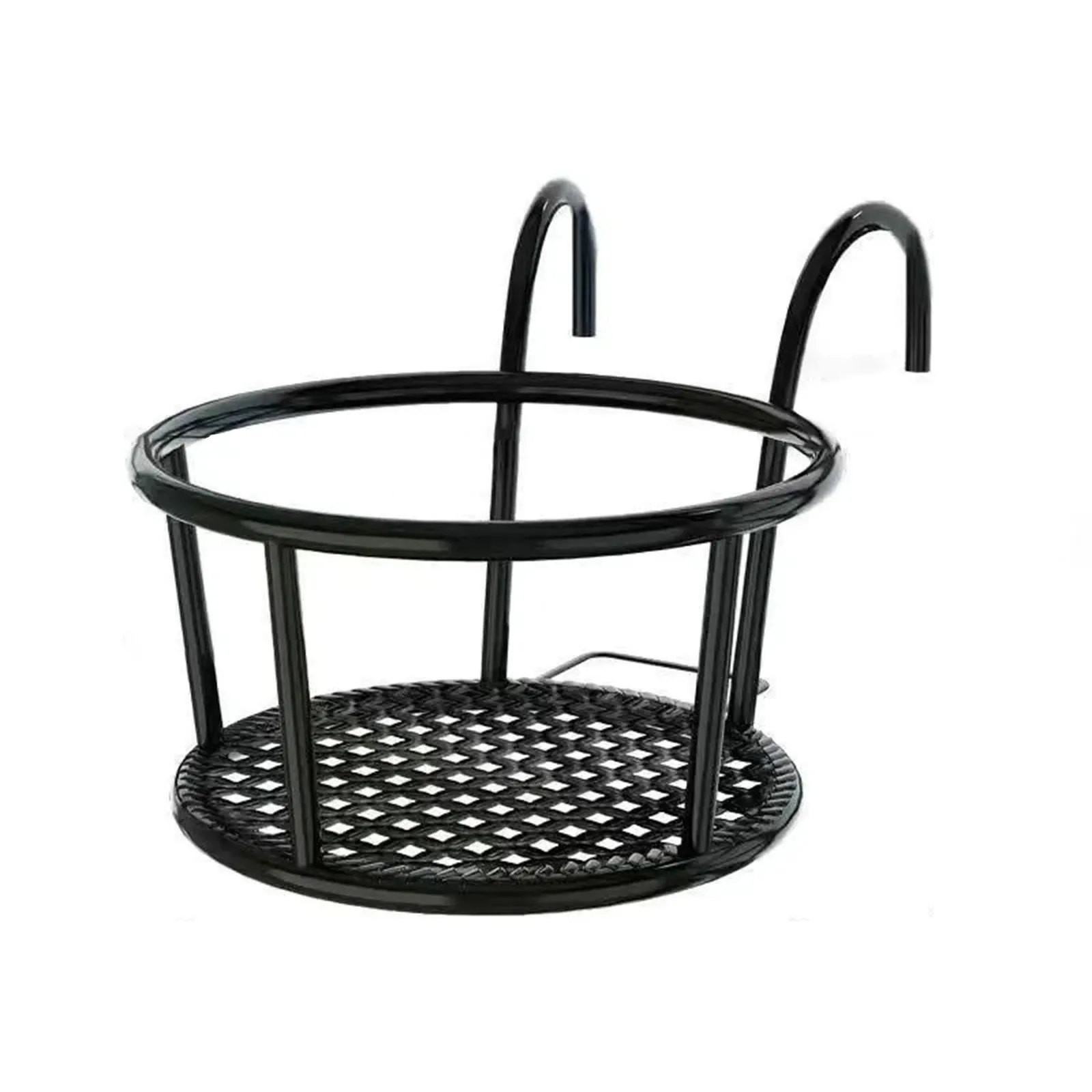 Balcony Railing Flower Rack Planter Orchid Special Iron Rack Outdoor Indoor Flower Rack Hanging Green Wall Mounted Shelf image 5