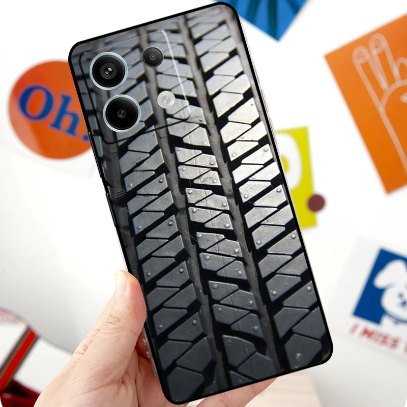 عجلة فقي الإطارات Funda لهاتف Xiaomi Redmi Note 14 13 10 11 12 Pro 10S 11S 12S حافظة لهاتف Redmi 15 13C 12C 10C 14C