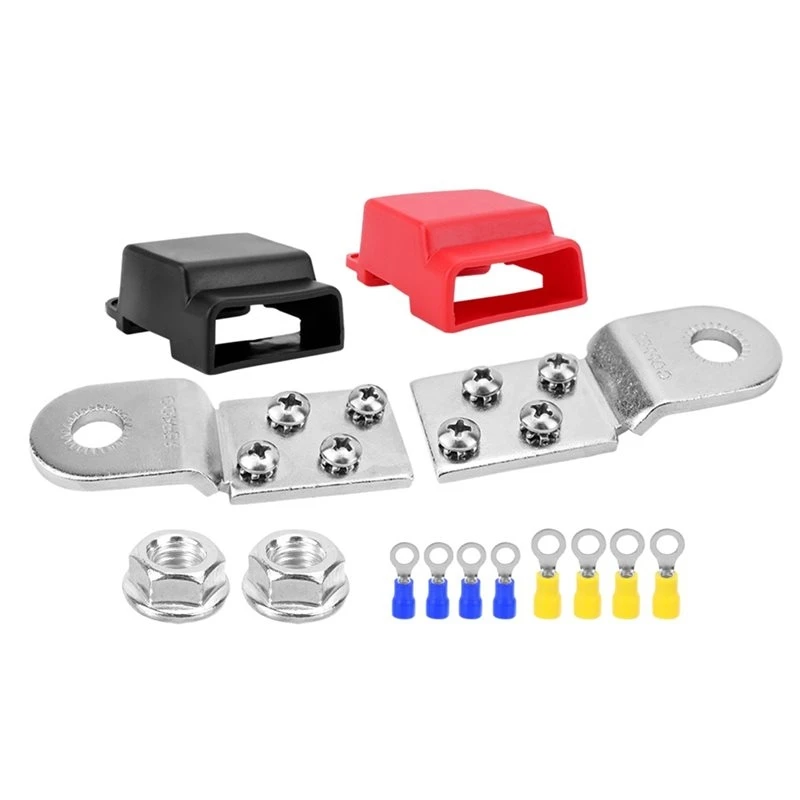 AB51 For RV And Marine Battery Terminal Kit(2340)- Complete Set Of 32V 100A Wiring Accessories For Battery Retrofitting