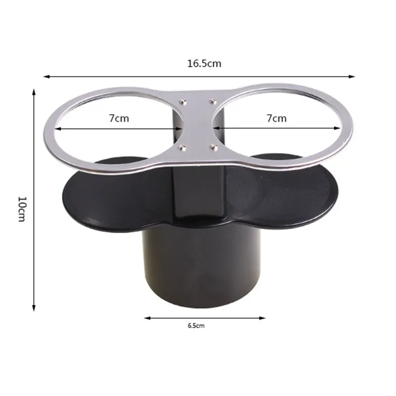 ZD 1Pc Car water cup holder Double mouth for Seat Leon Ibiza Renault Duster Megane 2 Logan Captur Clio Mazda 3 6 CX-5 2017