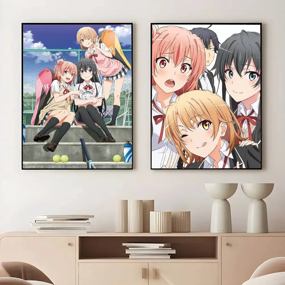 My Teen Romantic Comedy SNAFU Anime Art Sticky Wall Waterproof Home Living Room Bedroom Bar Aesthetic Decoration