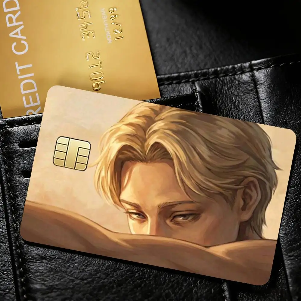 J-Johan L-Liebert M-Monster Credit Card Skin Stickers For VISA Bank Bus Metro Access Card Protective Film Cover Sticker