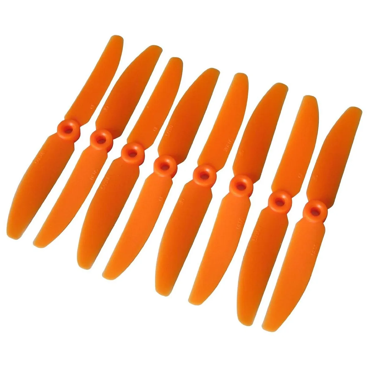 4Pairs 5030 5x3 Orange Plastic Propeller Props for Mini Rc Quadcopter Drone Multicopter Strong Light ABS Efficient Stable
