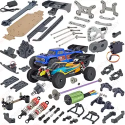 Suspension Arms Robs Hubs, Brushless Motor, Servo, Metal Gears, Differential, Chassis Replacement Spare Part for JMRC1213