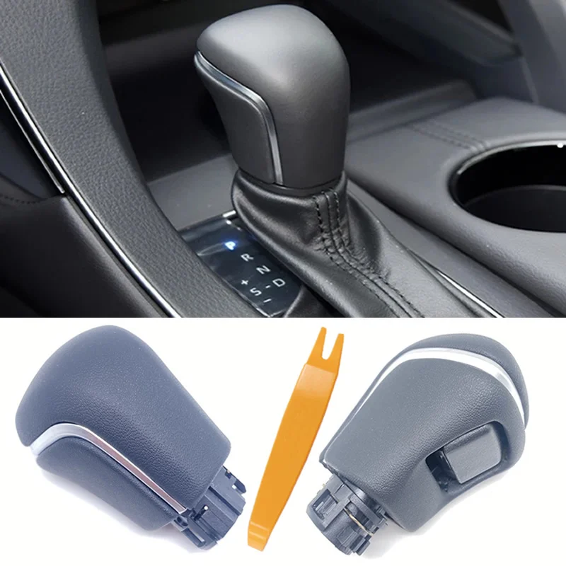 Automatic Car Gear Lever Shift Knob Head for Toyota Camry XV70 V70 Avalon Corolla Levin Yaris 2018 2019 2020 2021 Accessories