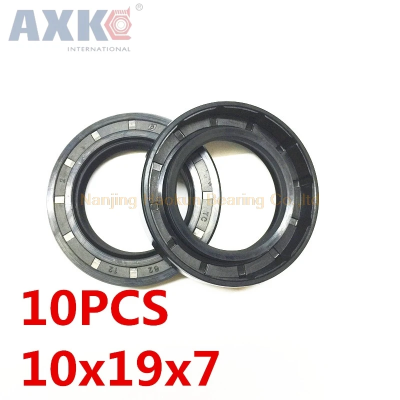 

AXK 10pcs TC10x19x7 Skeleton Oil Seal 10x19x7 Seals high-quality Seals 10*19*7 Radial shaft seals