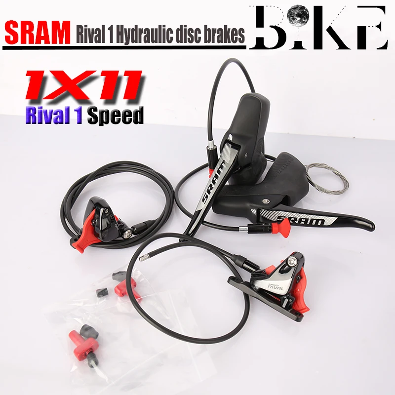 SRAM  Rival 1 1X11 11 Speed ST Road Bicycle Bike Hydraulic Disc Brake Shifters Controller Derailleur Part Left&Right 900/1800mm