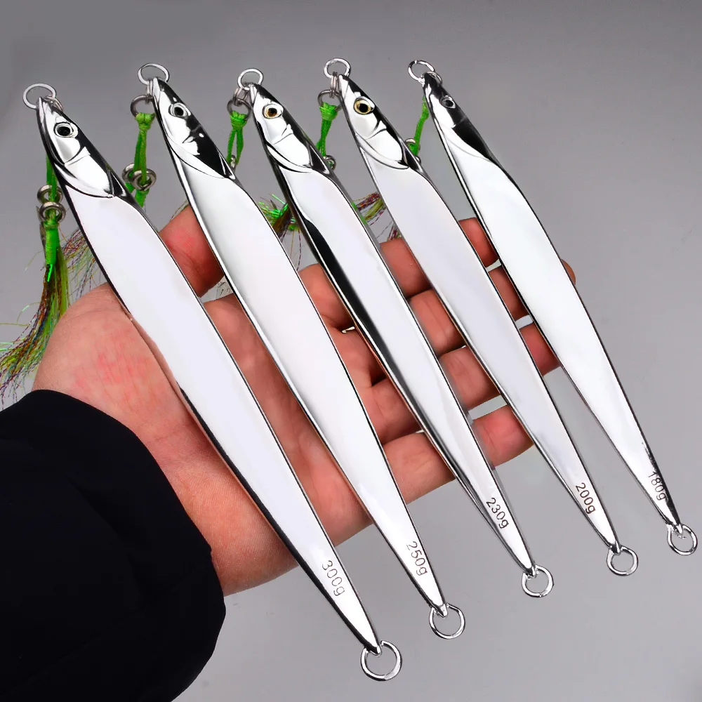 PROBEROS 1 Stück Metall-Jigging-Köder Hochwertige Angelköder im Kapitän-Stil, Glänzende Salzwasser-Spinnköder Perfekt zum Jiggen – Detail 10