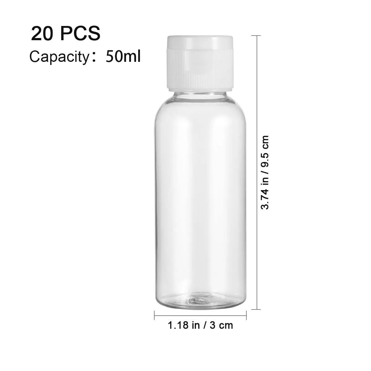 20Pcs Butterfly Travel Bottles Portable Plastic Refillable Toiletries Container for Shampoo Lotion Conditioner
