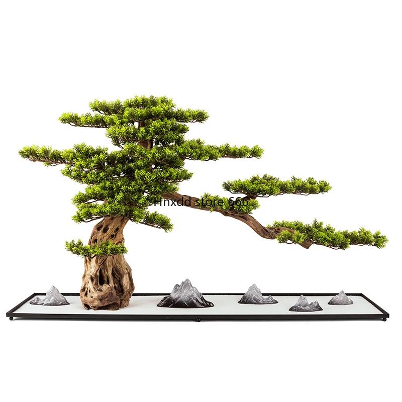 Dead wood simulated welcome pine ornament end view table entrance desktop decoration ornament