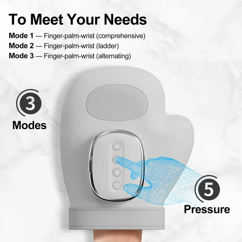 Professional Hand Massager Finger Wrist Palm Relaxation Device with Airbag Compression Kneading for Improves Hand Health image 3