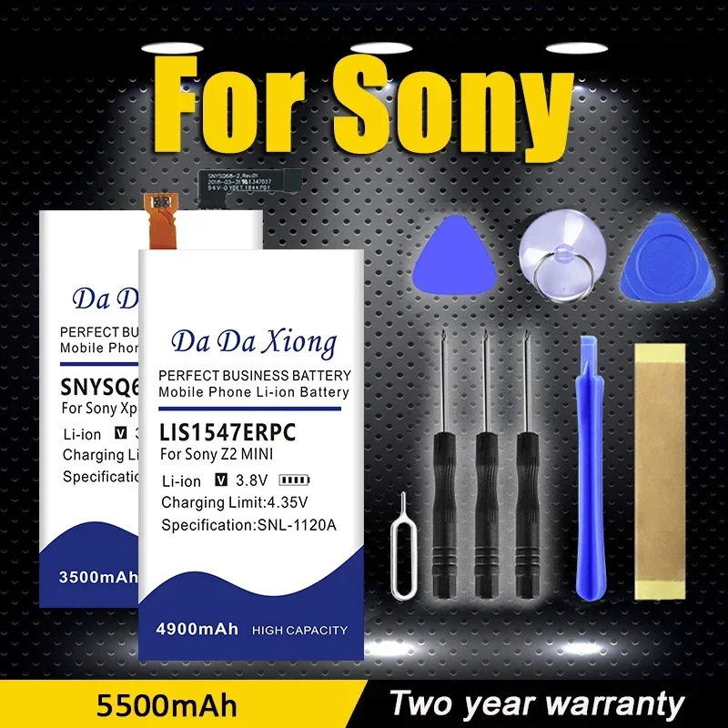 

LIS1547ERPC AGPB014-A001 New Battery For Sony Xperia Z1 Z2 M4 M5 XA1U XA1 10 I3113 Ultra Aqua Compact E2353 E5603 LT28 L39T Z2A