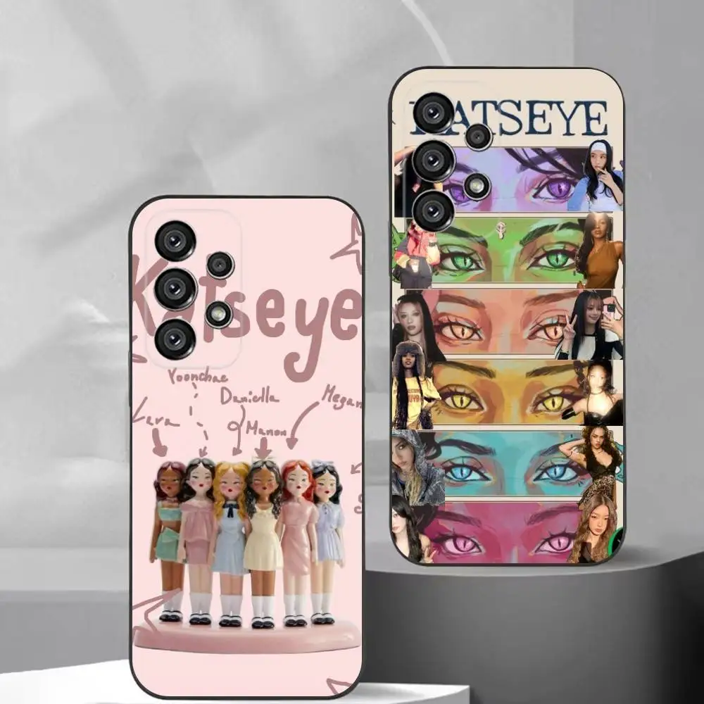 

KATSEYES Music Group Phone Case For Samsung S25,S24,S21,S22,S23,S30,Ultra,S20,Plus,Fe,Lite,Note,10,9,5G Black Cover