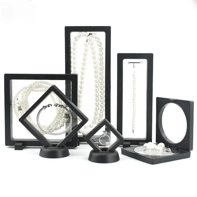 

Jewelry Storage Box Earring Studs Storage Box Antioxidant Pe Film Suspension Box Hand String Bracelet Elastic Box