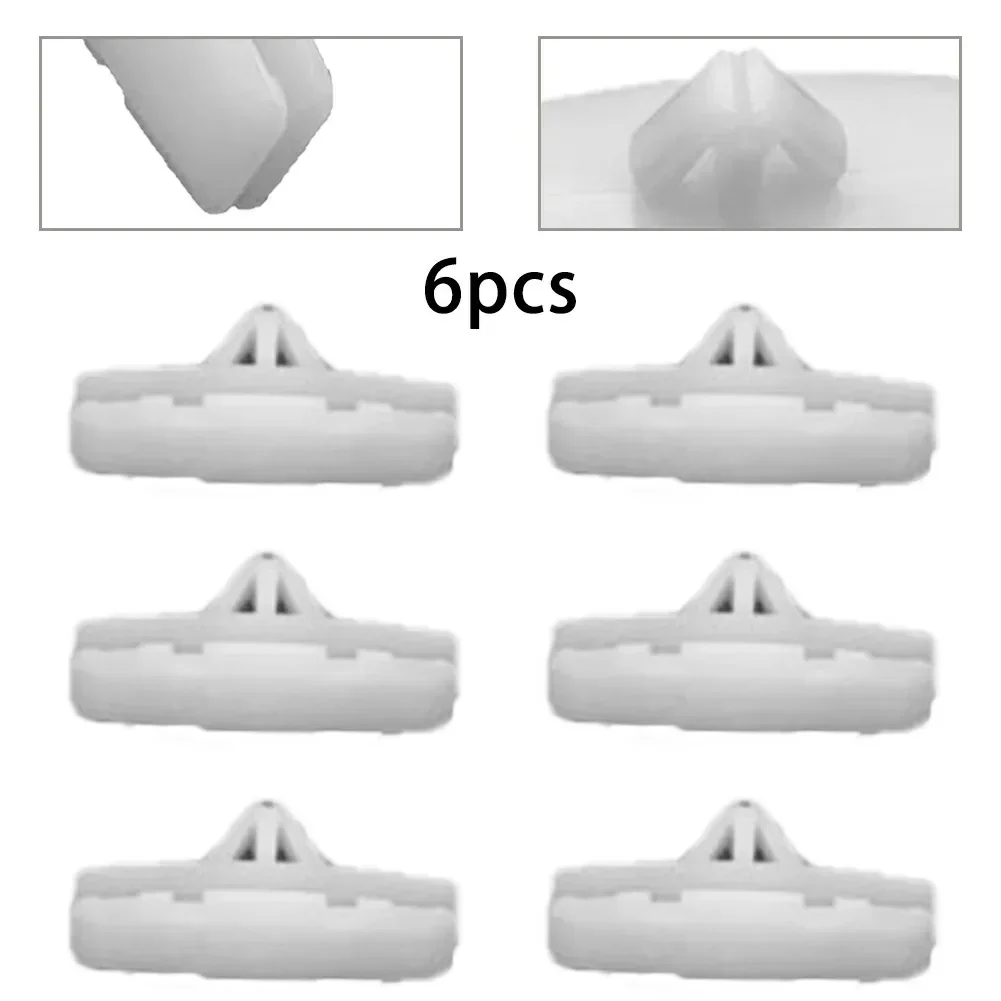 6pcs Car 68395634AA Fender Flare Plastic Retainers For Jeep Wrangler (JL) 2018-2020 For Jeep Gladiator (JT) 2020 Car Accessories
