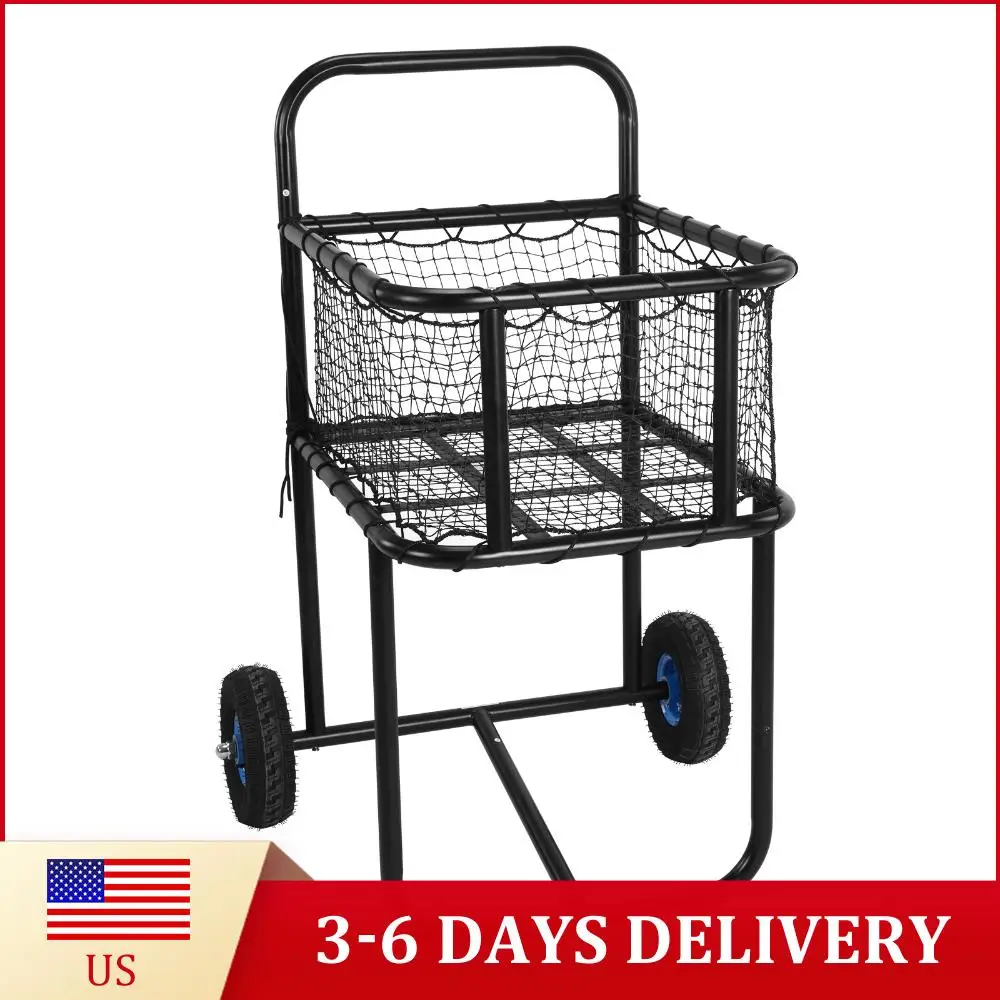 

Стеллаж для хранения мячей на колесах, контейнер для мячей на колесах, вмещает сотни мячей, подходит для софтбола, пиклбола и бейсбола