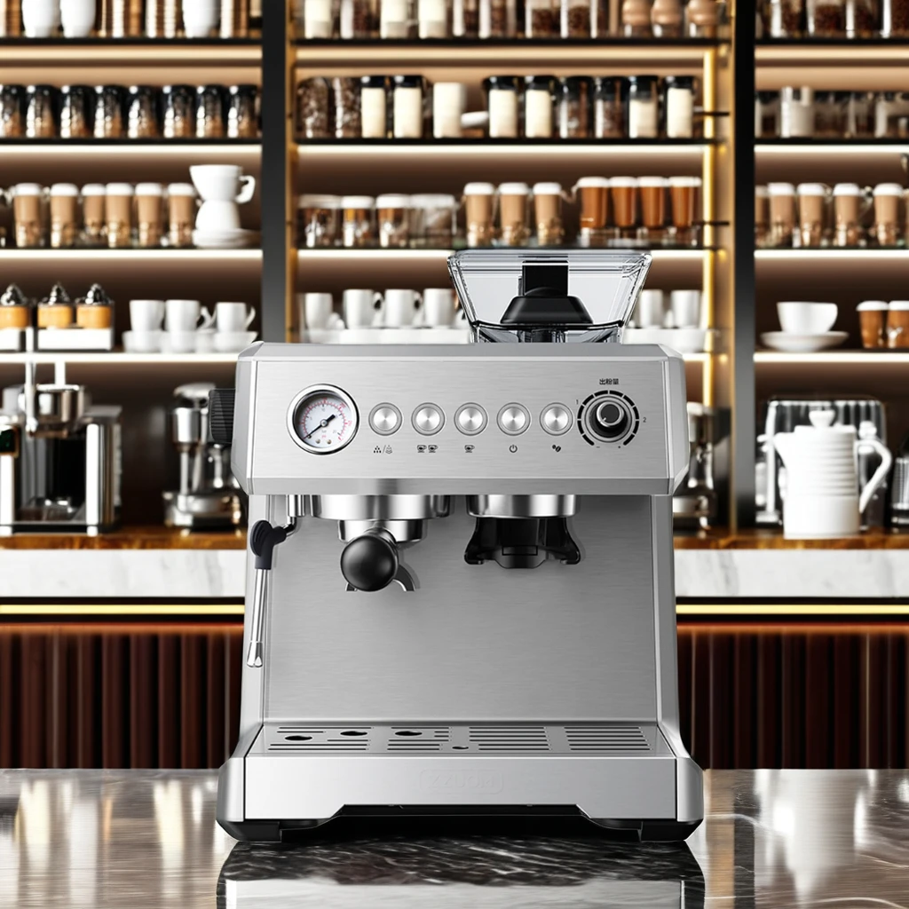 Smart Automatic Espresso Coffee Maker Commercial Multi-Function Machine for Cafe & Household Electric Power Source