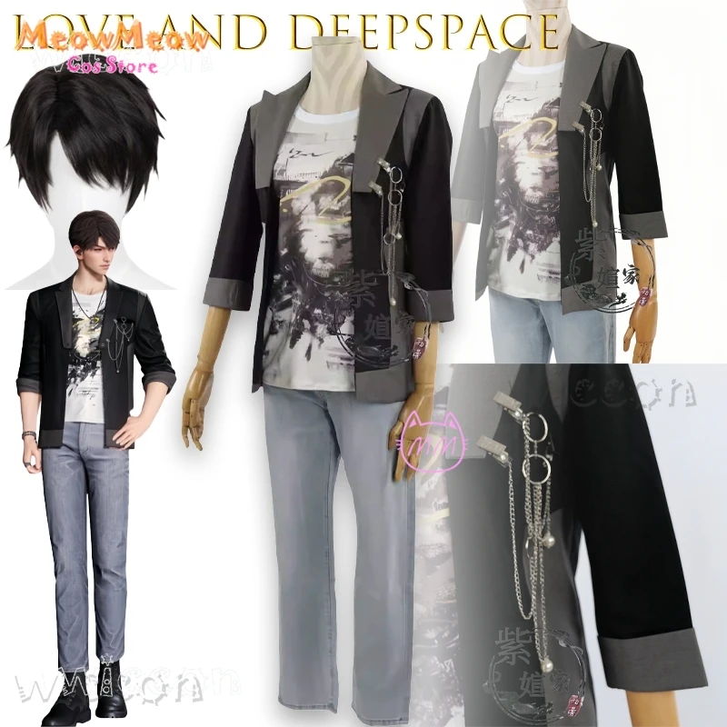 

disfraz Love And Deepspace Caleb Cosplay Halloween Costume Daily Performance Outfit Custom Anime Anime Christmas déguisement