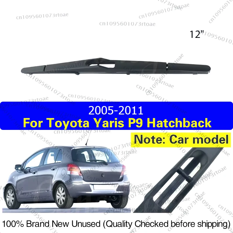 

Wiper 12" Rear Wiper Blade For Toyota Yaris P9 Hatchback French Bulit 2005 - 2011 Windshield Windscreen Rear Window