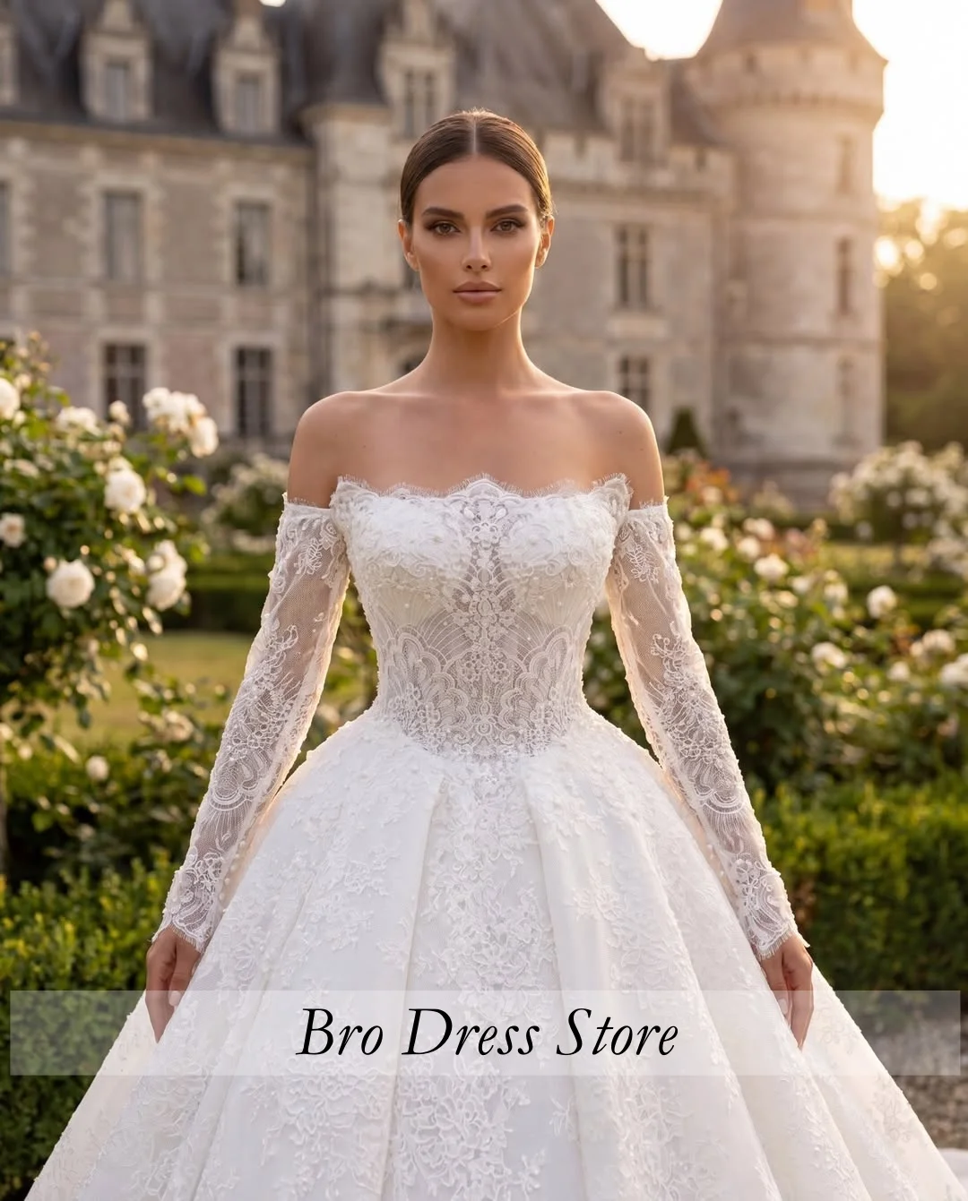 Customized Luxury Ball Gown Wedding Dress Plus Size 2026 New Design Amanda Novias Official