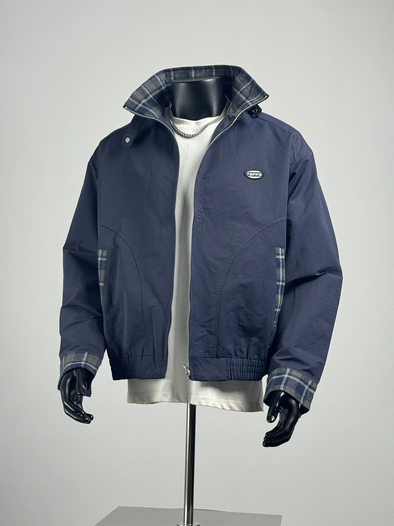 

Японская цветная блузка в клетку, рабочая одежда, джет, мужская свободная повседневная верхняя одежда, весенне-осенний модный топ для молодежи