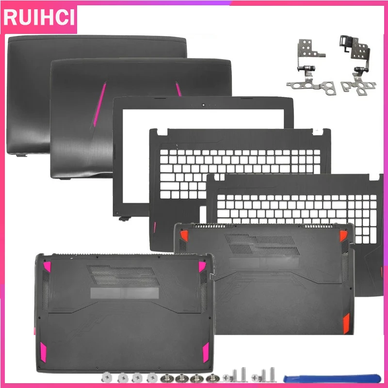 

For ROG Strix GL502 GL502V GL502VM GL502VS FX60V ZX60V LCD Rear Lid Back Top Cover Front Bezel Palmrest Bottom Case Housing