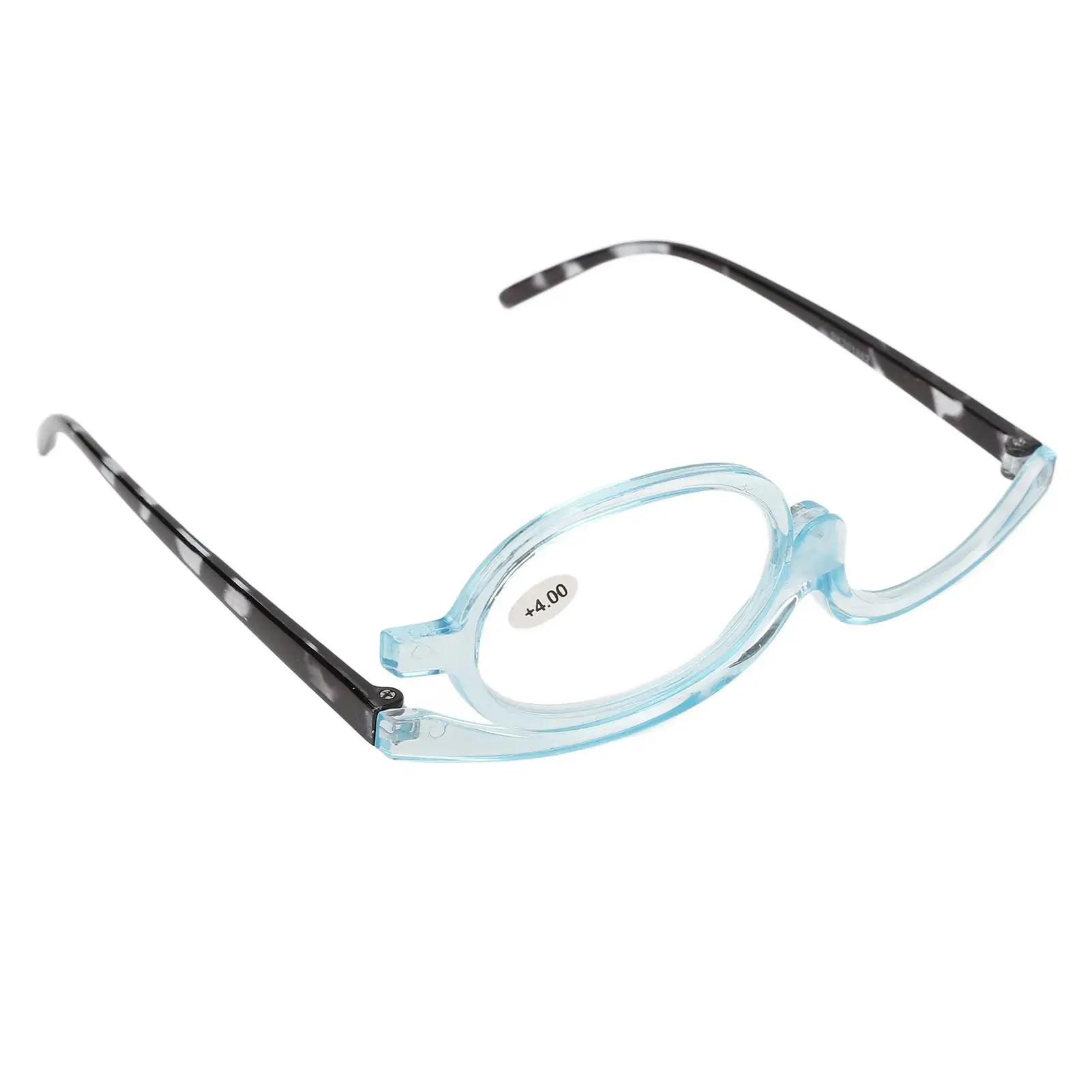 Clear Blue Lightweight Spectacles for elderly Makeup Reading - Single Lens Magnifying Glasses