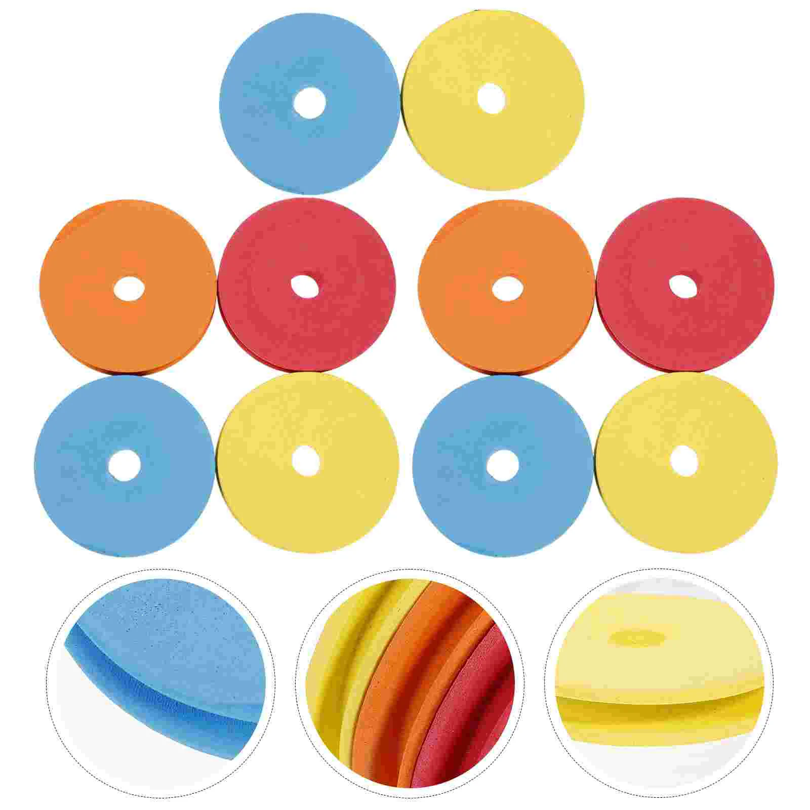 

10PCS 3.95 Inch Large Diameter Fishing Line Spool Soft Material Easy Storage Perfect Gift for Fishing Lovers Colorful