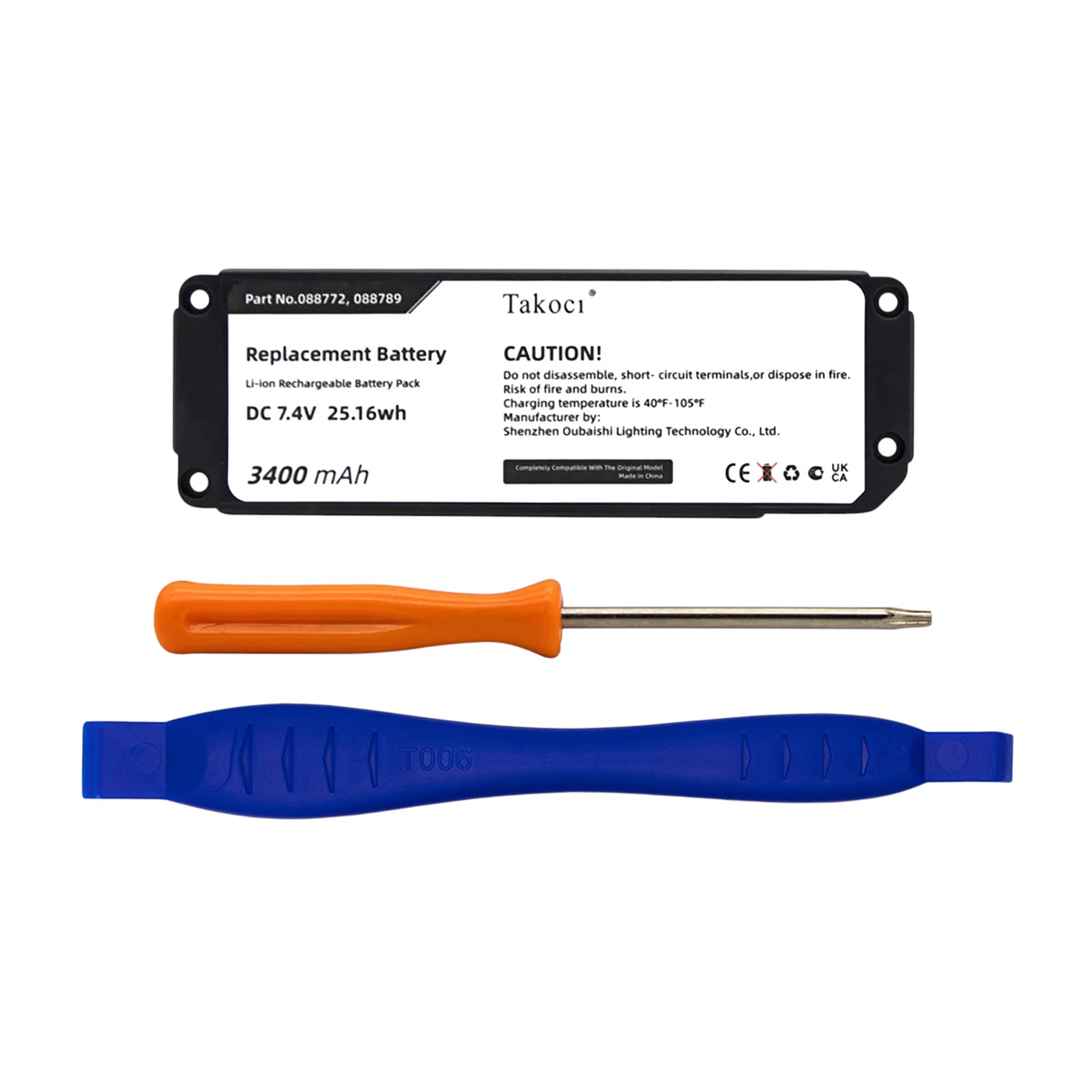 

Speaker Replacement Battery 3400mAh for BOSE Soundlink Mini 2 088789, 088796, 088772, 080841