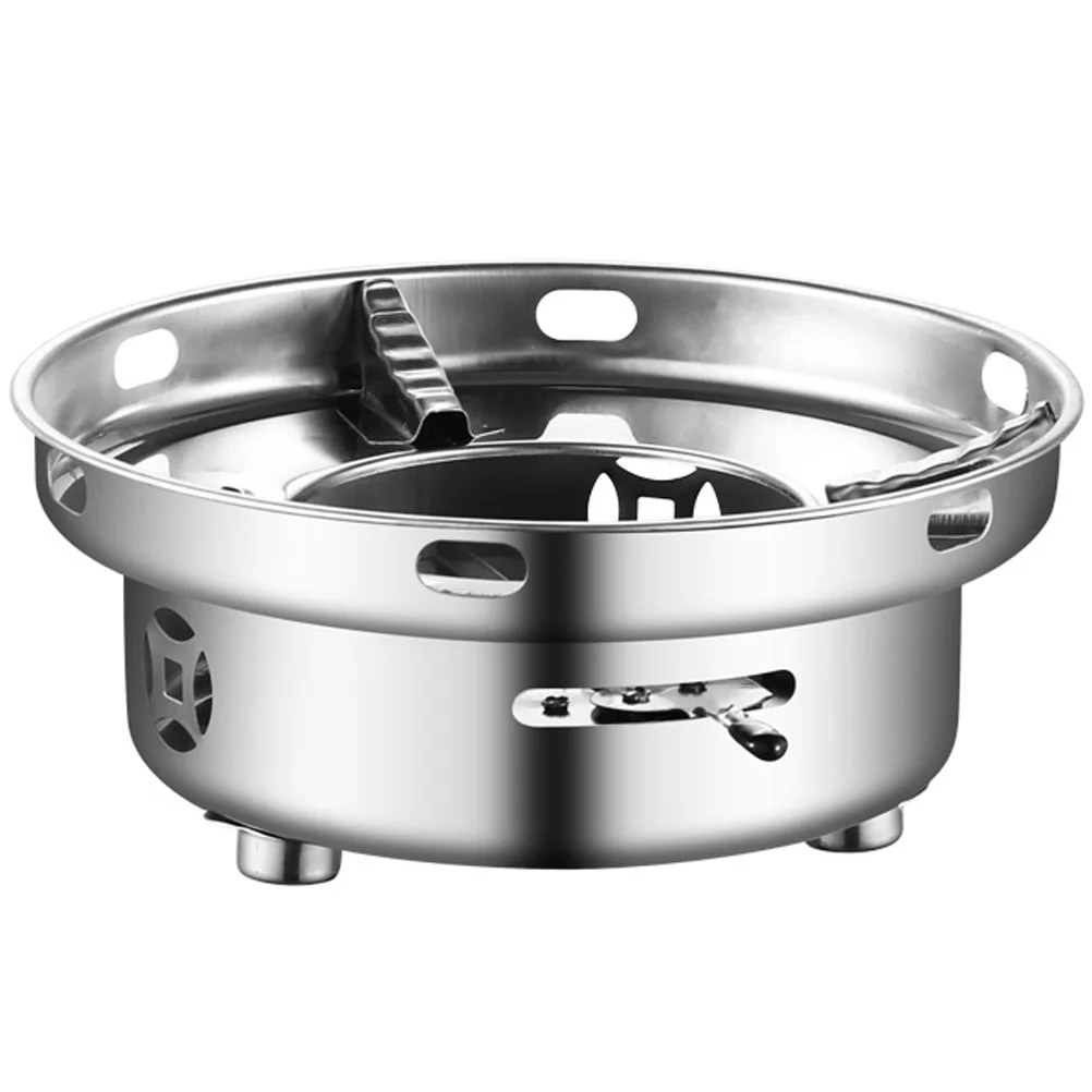 

Alcohol Stove Lightweight for Picnic Cookware Hotpot Camping Heating Tool Stainless Steel Windproof Mini Outdoor