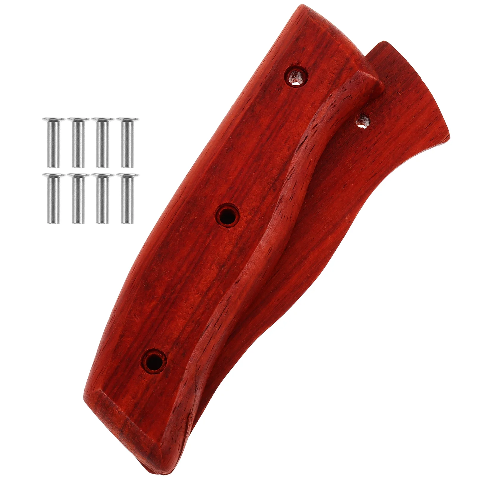 

Kitchen Cutter Handle Replacement Wood Grip Chopping Tool Handle Ergonomic Design High Strength Wear Resistant Smooth Finish