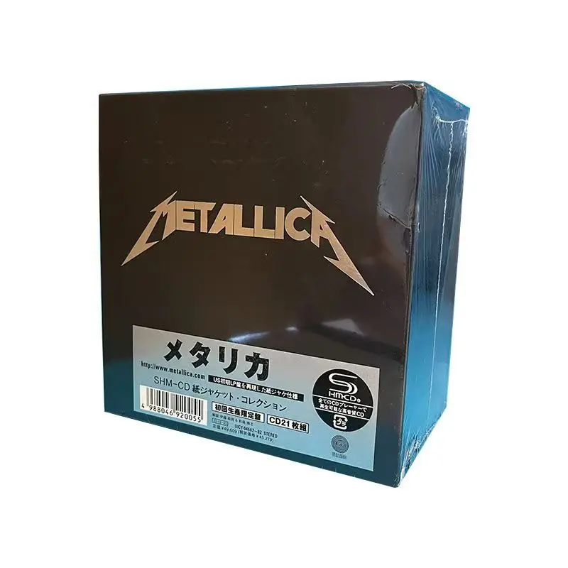 Heavy Metal Thrash Metal King James Hetfield Music CD The Complete Box Set Album 21pcs Music Record Cosplay Soundtracks Box Gift