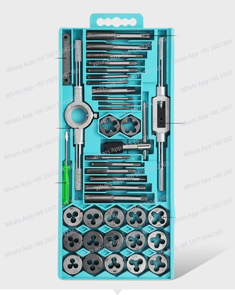 40 Pcs Metric Threa… - image