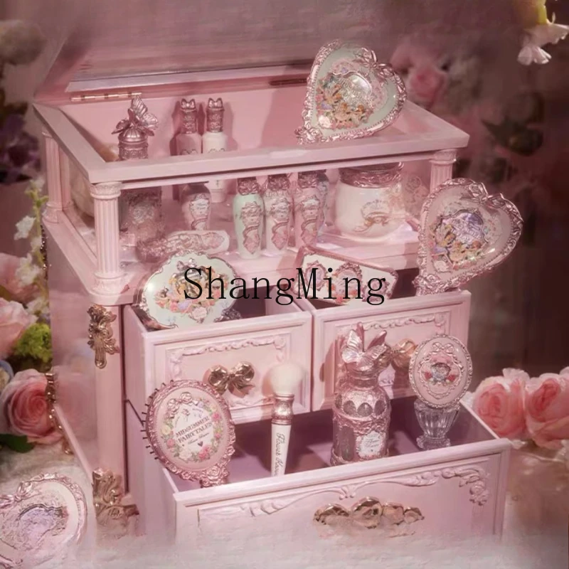 

SM new home high-end gift box desktop skin care products jewelry storage box
