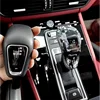 포르쉐 카이엔 쿠페 터보 GTS Panamera 스포츠 시프트 노브 2017-2023 자동차 액세서리 용 크리스탈 기어 시프트 레버 핸들 5