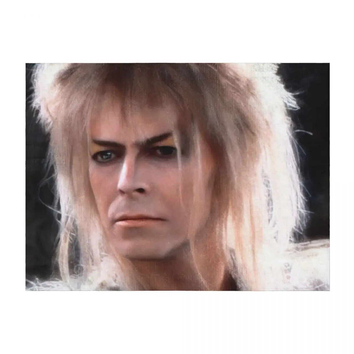 

Jareth the King of Goblins Falling in the Labyrinth Throw Blanket Plaid on the sofa Furry halloween Blankets For Baby Blankets