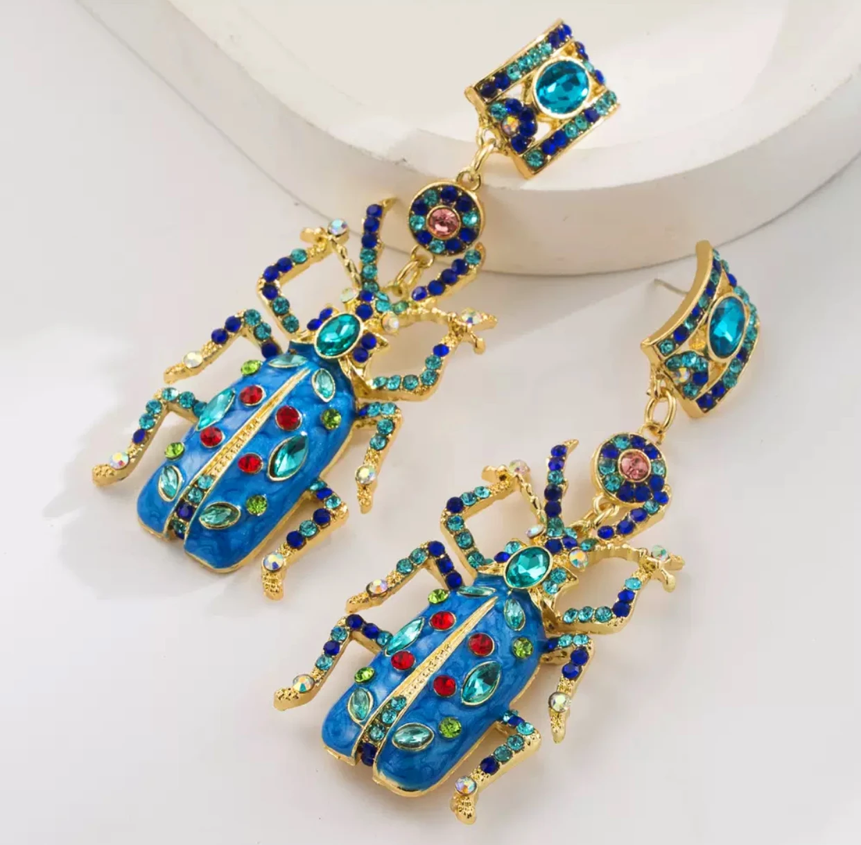 

9*3cm Unique Design Style Luxury Fashion Halloween Earrings Creative Elegance Party High-end Feeling Exaggerated Earrings