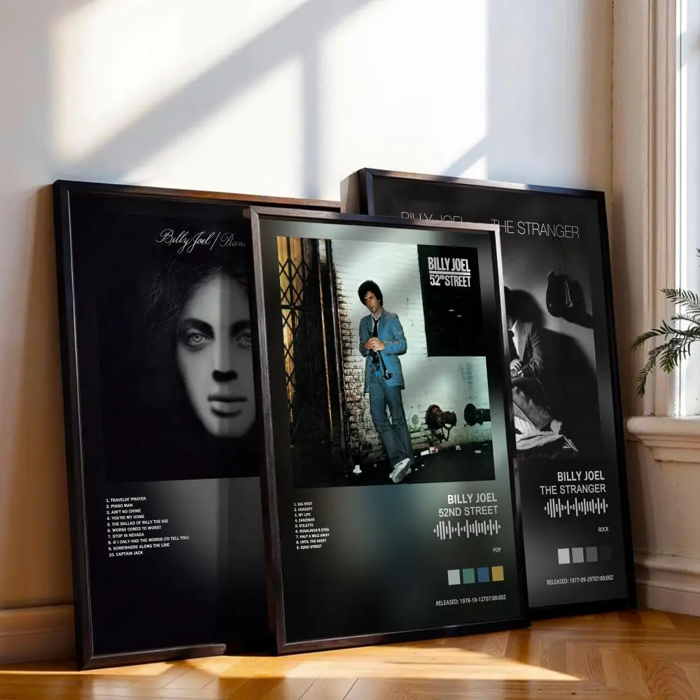 Billy Joel Poster Musik Album Cover für Zimmer Leinwand Malerei Druck Kunst Home Wand Dekor Bild Geschenk