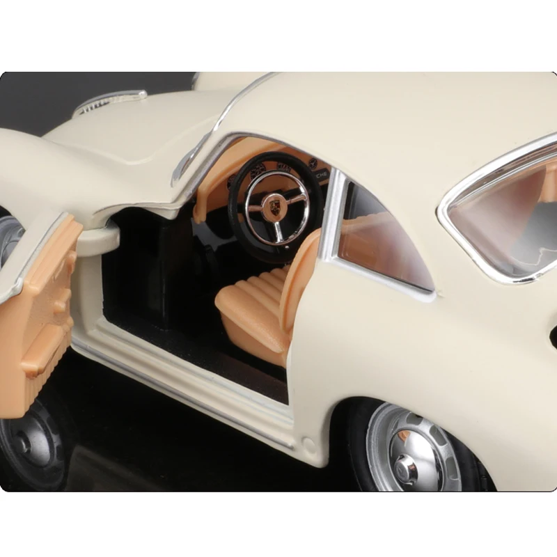 Bburago 1:24 Porsche 356B Coupe 1961 Cars Model Alloy Static Die Cast Vehicles Collectible Model Car Toys For Adults