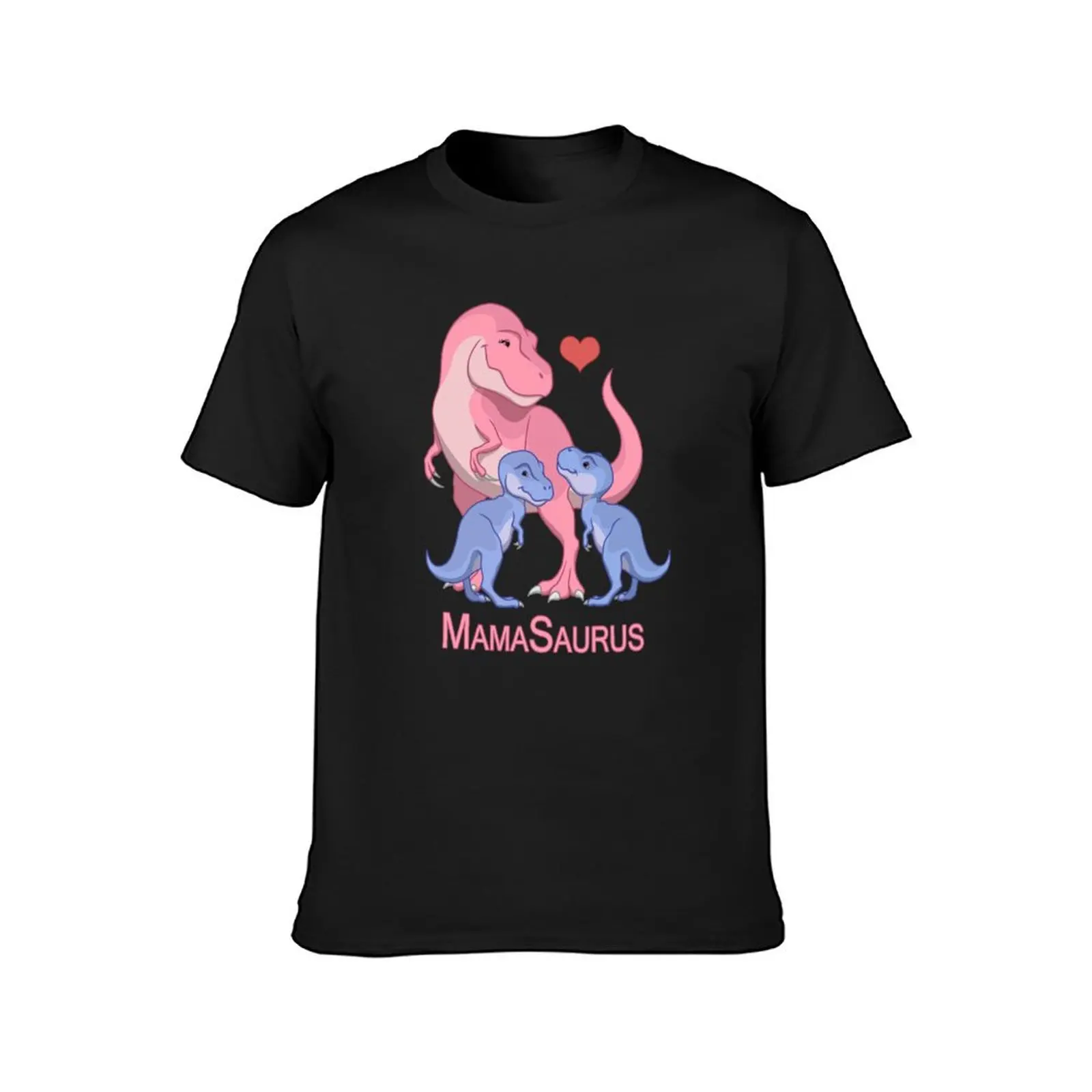 MamaSaurus Mother & Twin Baby Boy T-Rex Dinosaurs T-Shirt sublime shirts graphic tees mens t shirt