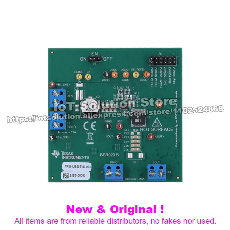 TPS54JB20EVM-023 — 16-V, 20-A step-down converter with differential remote sense evaluation module