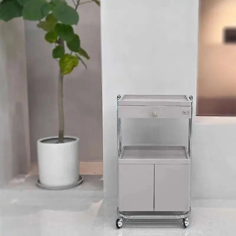 Carrello per salone di bellezza per tatuaggi Carrello per barbiere Carrello per salone di utilità per capelli Cosmetico Spa Carrito Mobili per salone ausiliari BL50ST