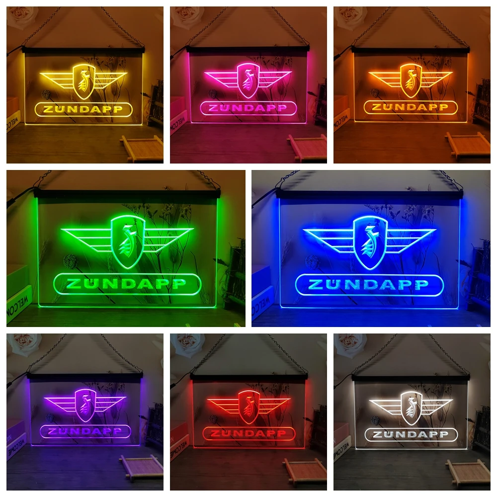 Zundapp Beer Bar Pub Club-3D Carving LED Neon Sign Home,Farmhouse,Room,Bedroom,Office Decor,Unique,Eye-catching